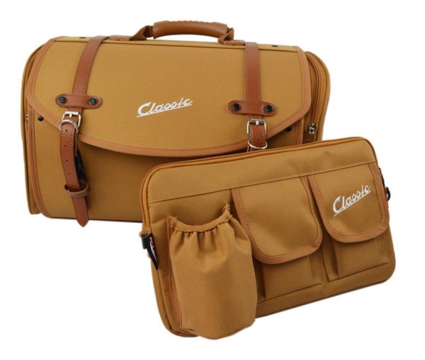 Bag set Classic for Vespa, brown