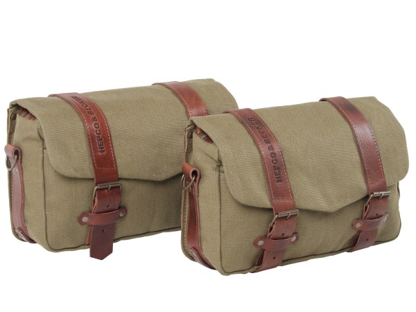LEGACY courier bag set M/M green for C-Bow carrier Hepco & Becker