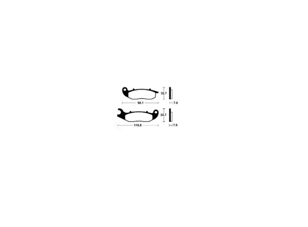 Tecnium Street Performance sintered metal brake pads - MF359