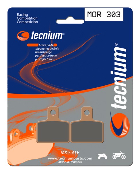 Tecnium Racing MX/ATV sintered metal brake pads - MOR303