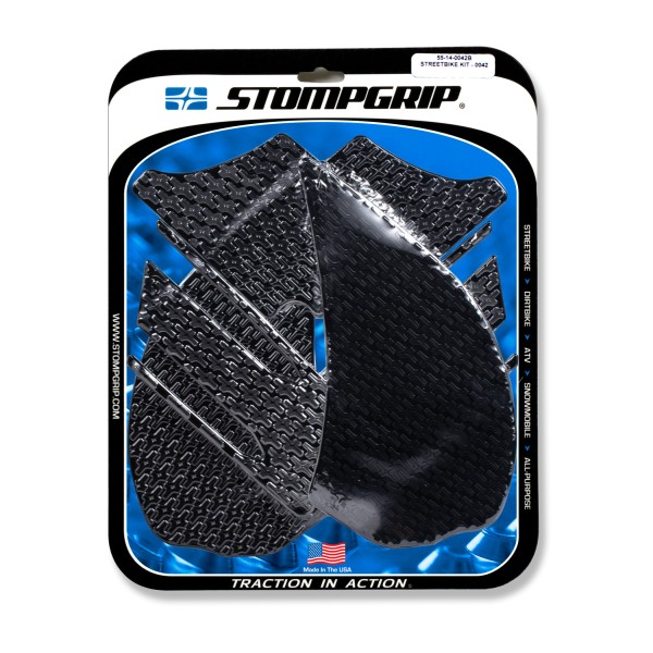 Stompgrip Traction Pads schwarz, für Kawasaki ZZR1400, 2012-2020