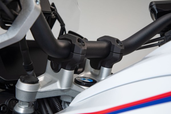 SW-Motech Handlebar relocation, black, H=32 mm, relocation by 25 mm for BMW R 1200 GS LC - SW Motech