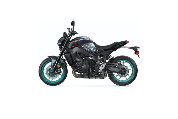 Stompgrip Tank Pad schwarz, Icon, Streetbike Tank Kit für Yamaha MT09, 2021-2023