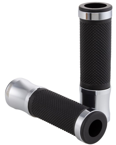 Grips ZELIONI for Vespa GTS/GTS Super/GT/GT L 125-300cc, chrome
