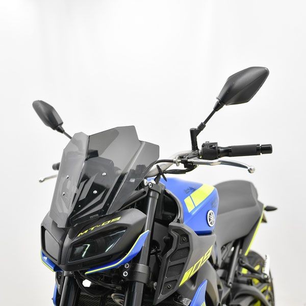 Windshield Sport-Touring for Yamaha MT-09 (17-20) dark smoke