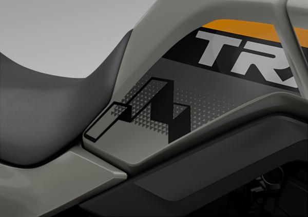 Side tank protectors black for Honda XL 750 Transalp (25-) Original