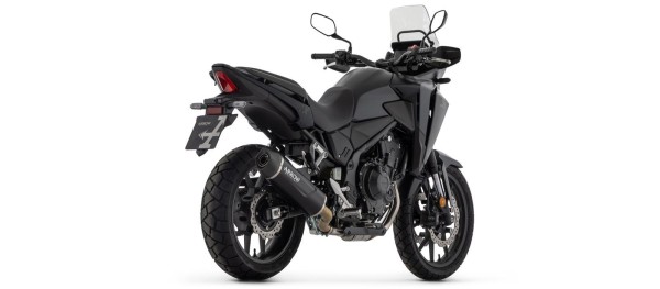 ARROW exhaust INDY RACE EVO aluminum black for Honda NX500 / CB500 Hornet (24-)