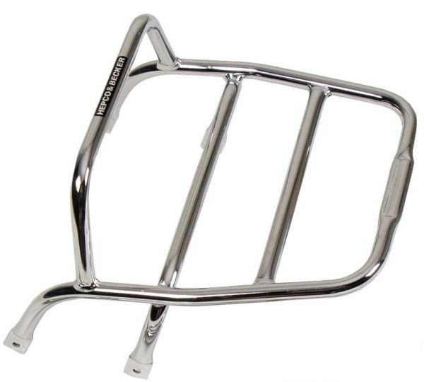 Tubular luggage rack top case carrier chrome for Honda CX 500 Custom (79-84) Hepco & Becker