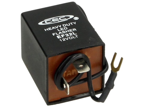 Sceed42 flasher relay 12 V, universal, also suitable for LED, 2 connections