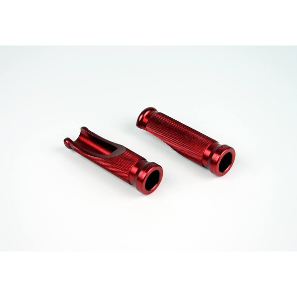 LSL Sport-Rasten, Ersatzfußrasten, Länge 85 mm, Aluminium gefräst, rot