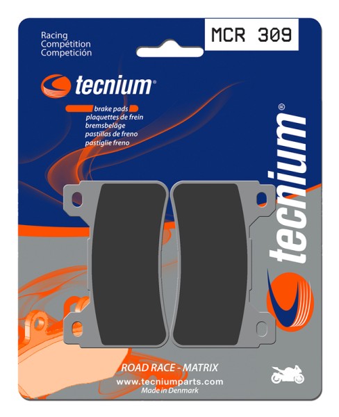 Tecnium Racing sintered metal carbon brake pads - MCR309