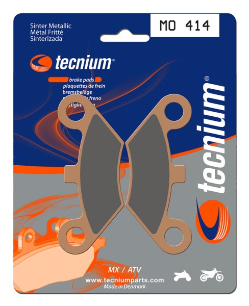 Tecnium MX/ATV sintered metal brake pads - MO414