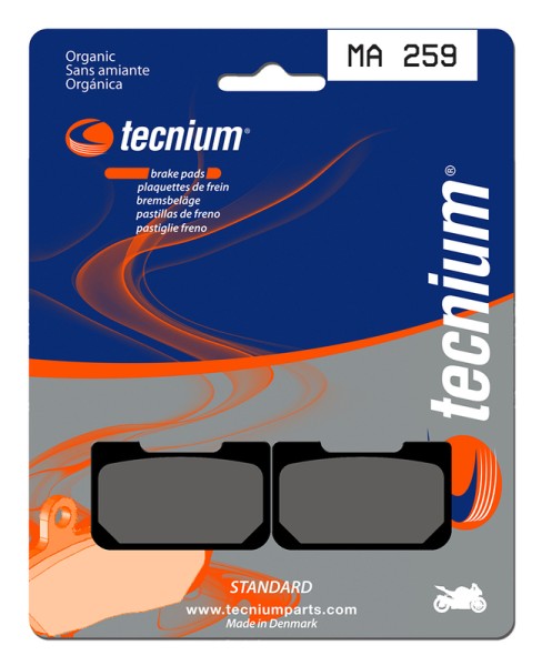 Tecnium Street Organic Brake Pads - MA259