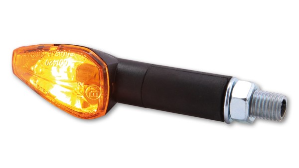 HIGHSIDER Smart Peak bulb blinker housing black / lens orange (pair), front & rear
