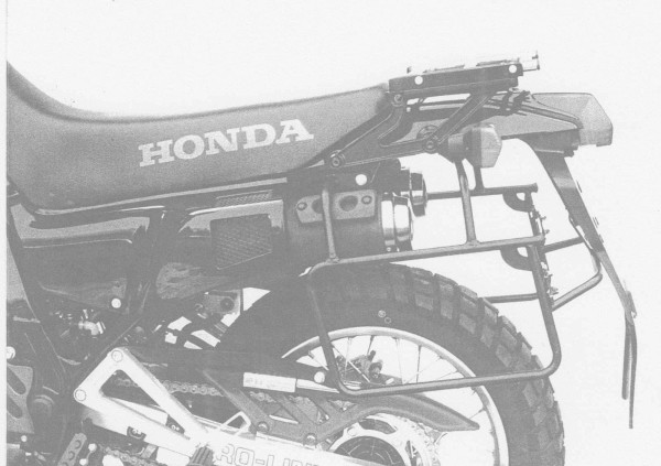 Side case carrier fixed black for Honda NX 650 Dominator (88-91) Hepco & Becker
