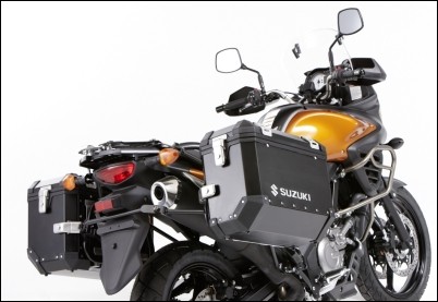 Side case "Alu Box" black for Suzuki V-Strom 650 BJ. 2012-2016
