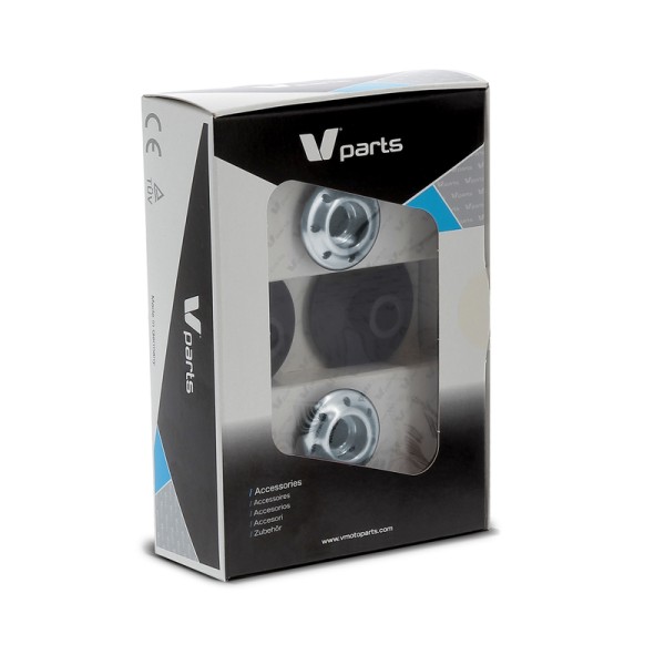 V PARTS stand mounts M8x1.25mm silver
