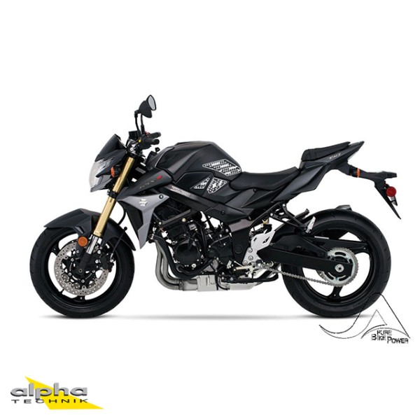 Stompgrip black Volcano for Suzuki GSR750 / GSXS750
