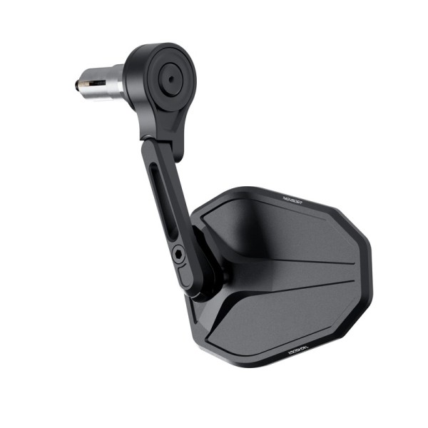 HIGHSIDER pro handlebar end mirror Victory-Slim Evo Short Black (1pc.)