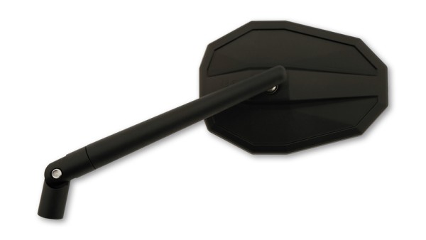 HIGHSIDER smart fairing mirror straight black (1pc)