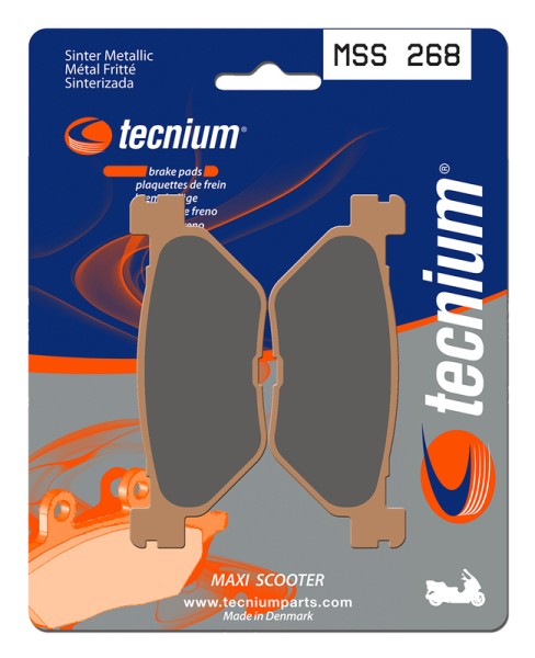 Tecnium Maxi Scooter sintered metal brake pads - MSS268
