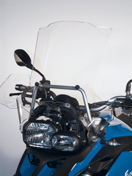 Low windshield ADV type for BMW F 800 GS (12-18), light smoke