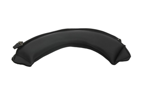 Helmo Milano neck pad, black, with zipper, washable