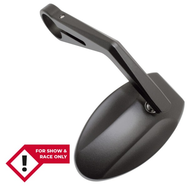 HIGHSIDER smart handlebar end mirror Ferrara black (1pc)