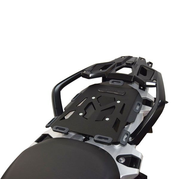 Luggage rack aluminum instead of pillion seat for BMW R 1200 GS LC /R 1200 Rallye /R 1250 GS, aluminum, black