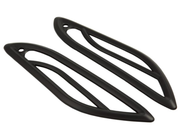 Turn signal grille right/left, rear for Vespa Primavera/Sprint 50-150cc 2T/4T AC, black matt