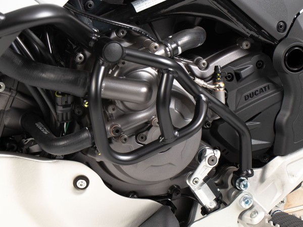 Additional bar black, one-sided left for Ducati DesertX (22-) Hepco & Becker
