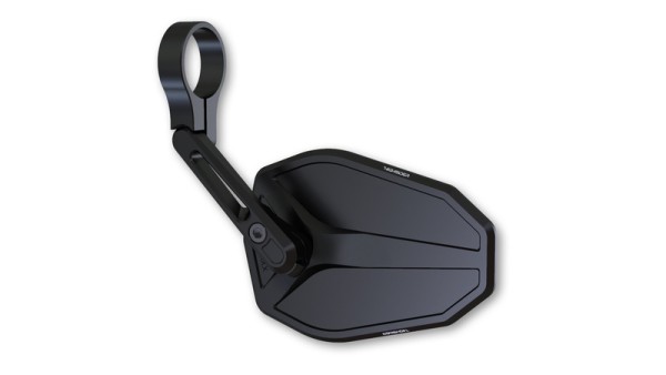 HIGHSIDER pro handlebar end mirror Victory-Slim black short (1pc.)