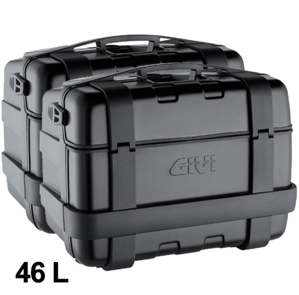Givi case set Trekker 46L black Monokey
