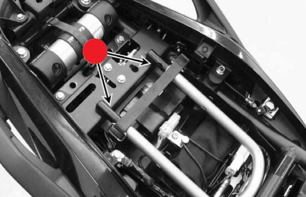 Bracket for U-lock Versys650 2017 Original Kawasaki