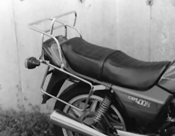 Tubular luggage rack top case carrier and side case carrier for Honda CB 250 N /400 N (81-86)