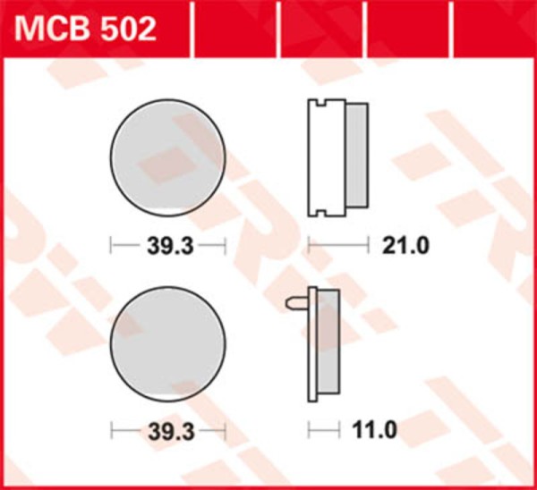 TRW Lucas brake pad MCB749
