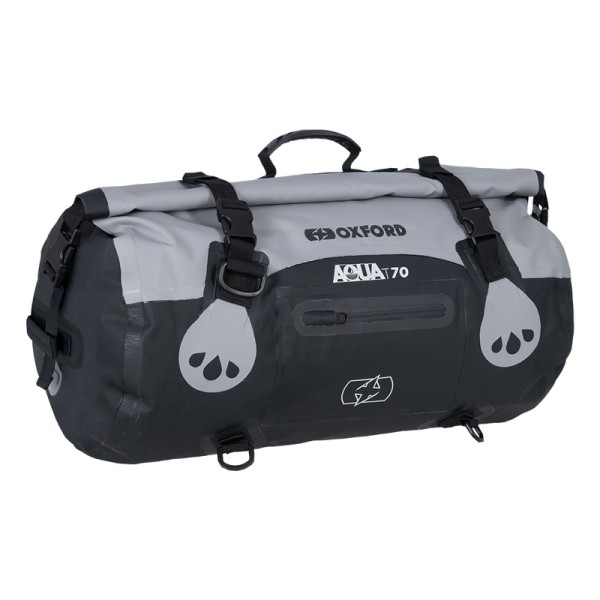 Oxford Aqua T-70 Roll Bag Gray/Black 70L