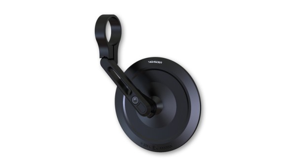 HIGHSIDER pro handlebar end mirror Montana-Slim black (1 pc.)