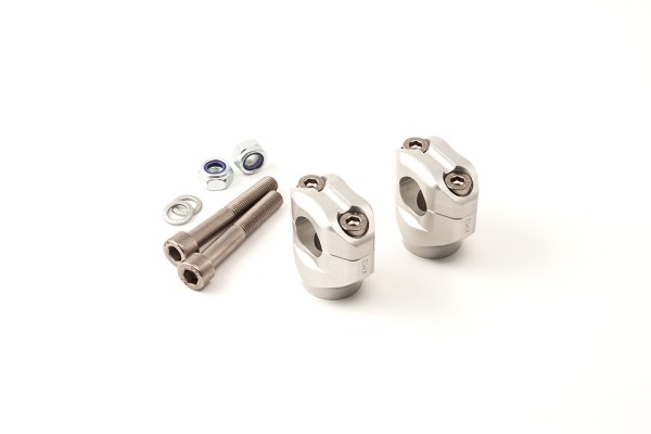 LSL Klemmböcke Konif.Lenker/silber/Gabelbrücken