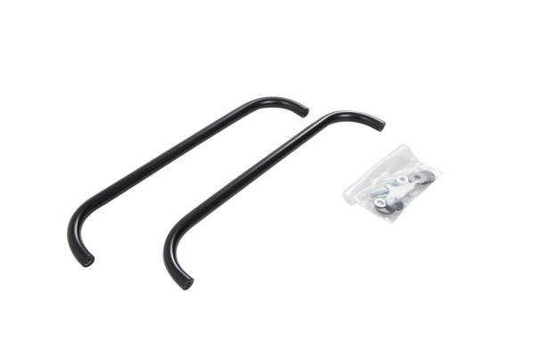 Black railing for Xplorer Topcase 45 including Hepco & Becker fastening material