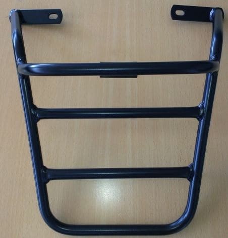 Tubular luggage rack black for Honda XBR 500 S (85-89) Hepco & Becker