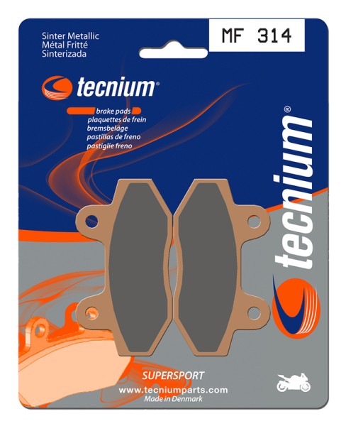 Tecnium Street Performance sintered metal brake pads - MF314