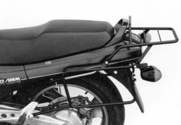 Tubular luggage rack top case carrier and side case carrier black for Honda NTV 650 (88-98)