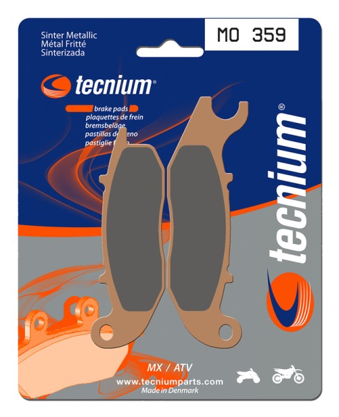 Tecnium MX/ATV sintered metal brake pads - MO359