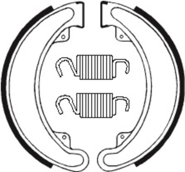 Tecnium Street/ATV Organic brake shoes - BA024