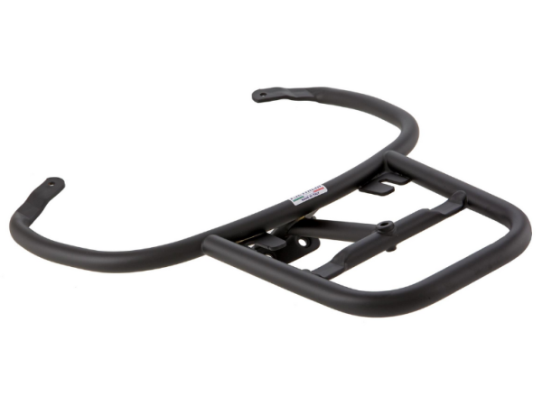 Rear luggage rack for Vespa Primavera /Sprint /Elettrica 50-150ccm, black glossy