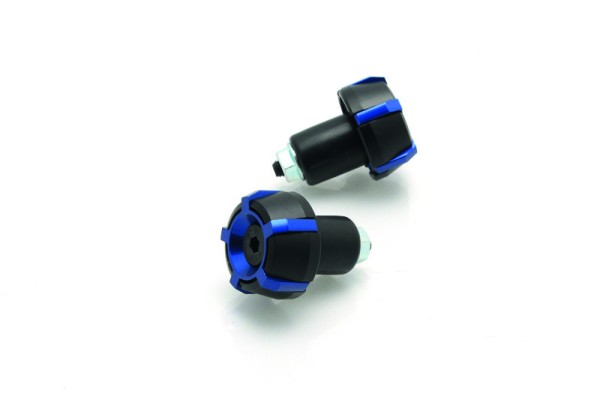 Handlebar ends BIHR Spark Ø18mm black/blue