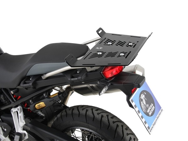 Luggage rack extension for combination with original accessory luggage rack black for BMW F 850 GS