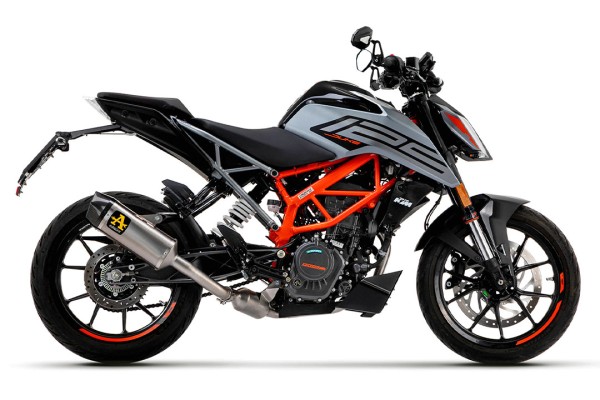 ARROW Auspuff INDY RACE Titan für KTM 125 Duke und KTM 390 Duke ab Modelljahr 2021-