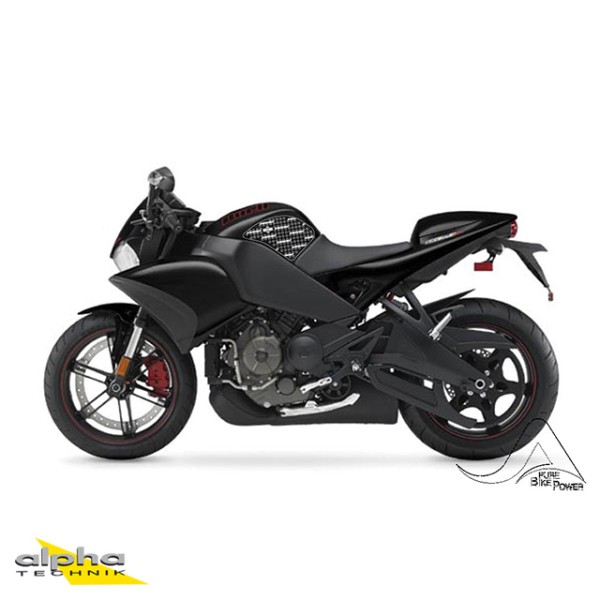Stompgrip schwarz, Volcano, für Buell 1125R, XB Modelle (Siehe Verwendungsliste)